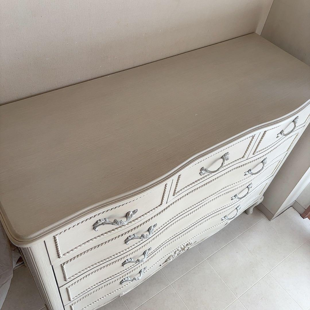 rira♡　直接配送　シャビーシック　フレンチシャビー　サイドボード