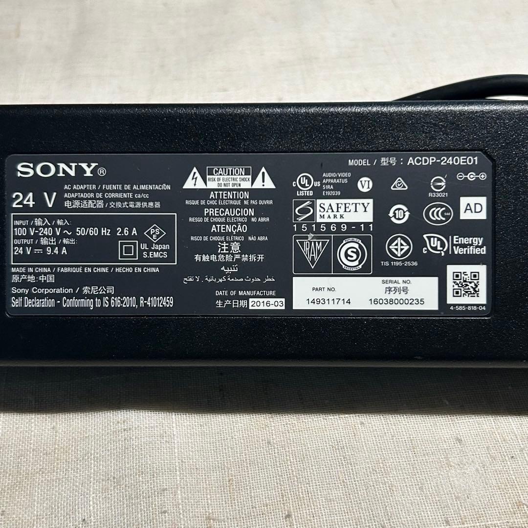 SONY ACアダプター ACDP-240E01 24V 2.6A