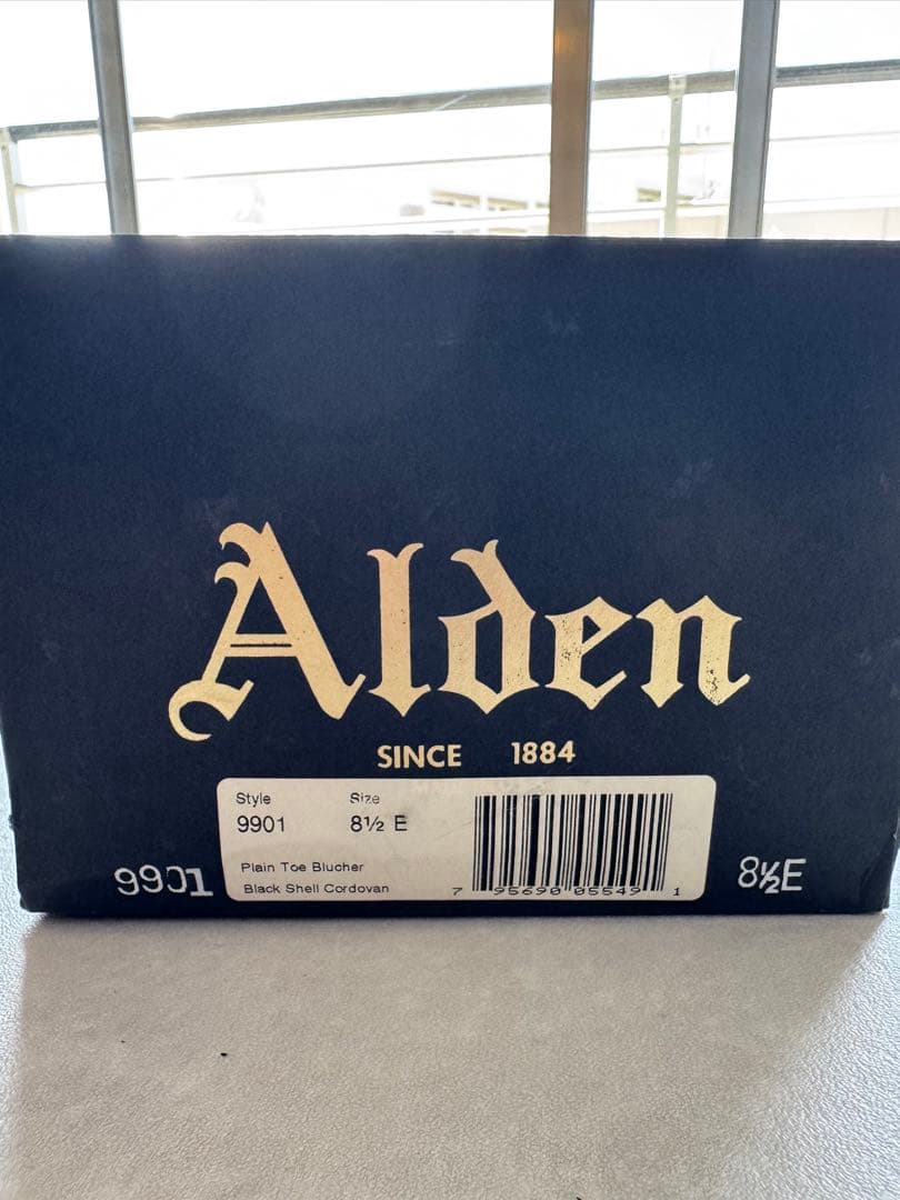 Alden オールデン 9901 黒 サイズ8.5E