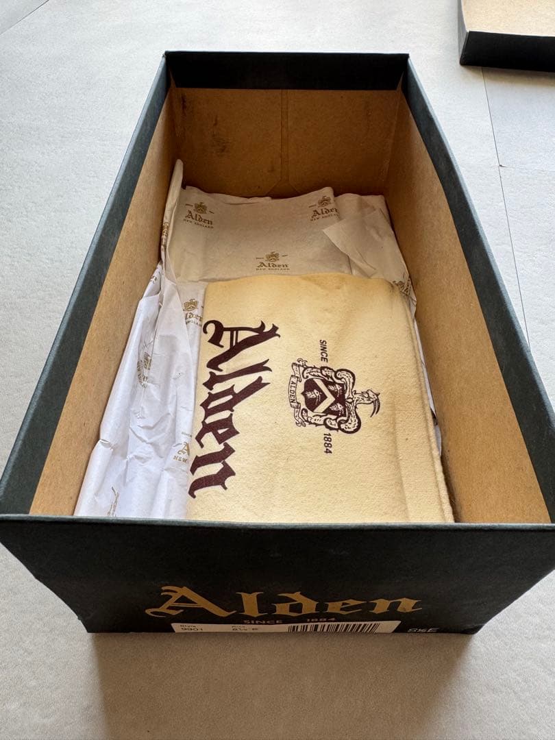 Alden オールデン 9901 黒 サイズ8.5E