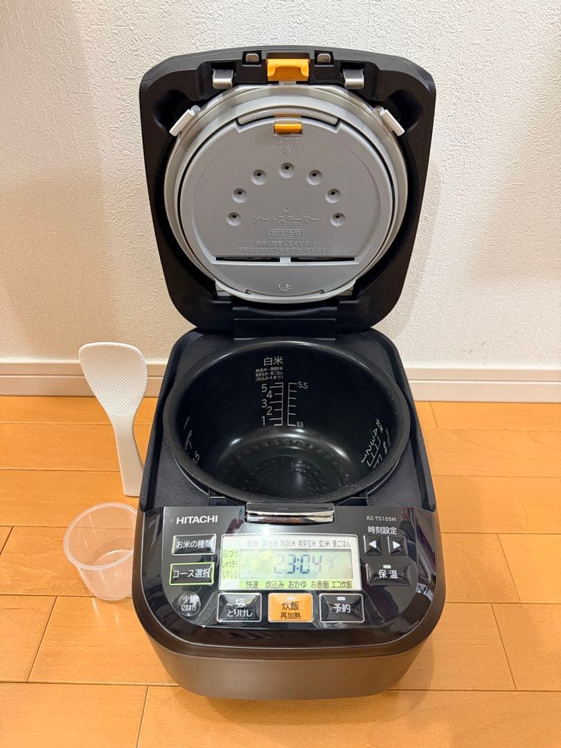 HITACHI【炊飯器】RZ-TS105WG ブラック 2023年製