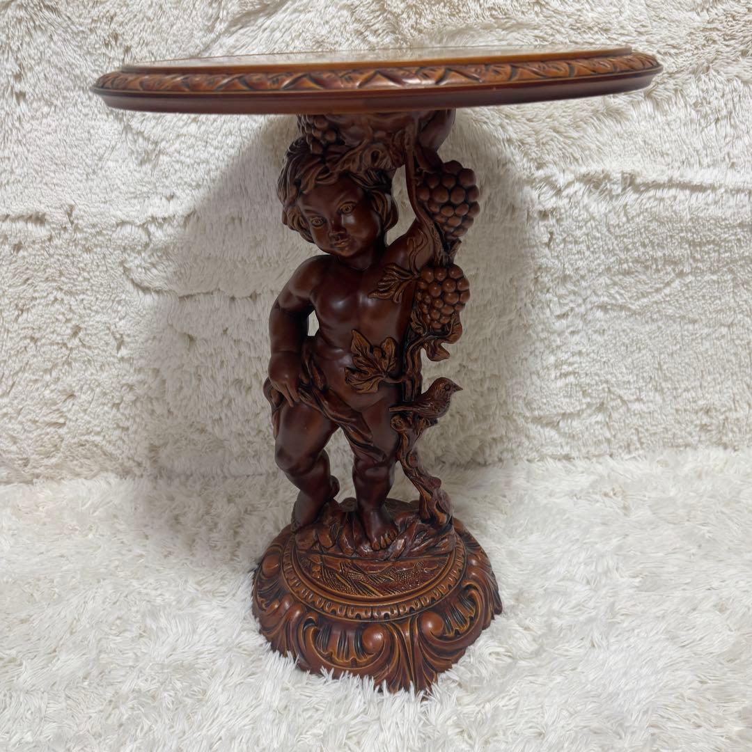 天使のテーブル ロココ調 アンティークテーブル サイドテーブル ①