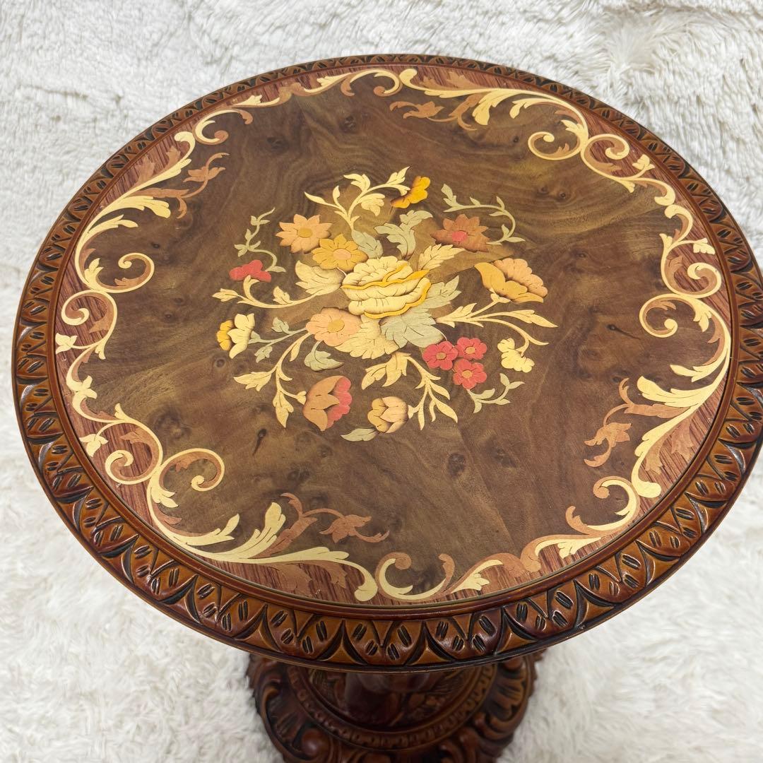 天使のテーブル ロココ調 アンティークテーブル サイドテーブル ①