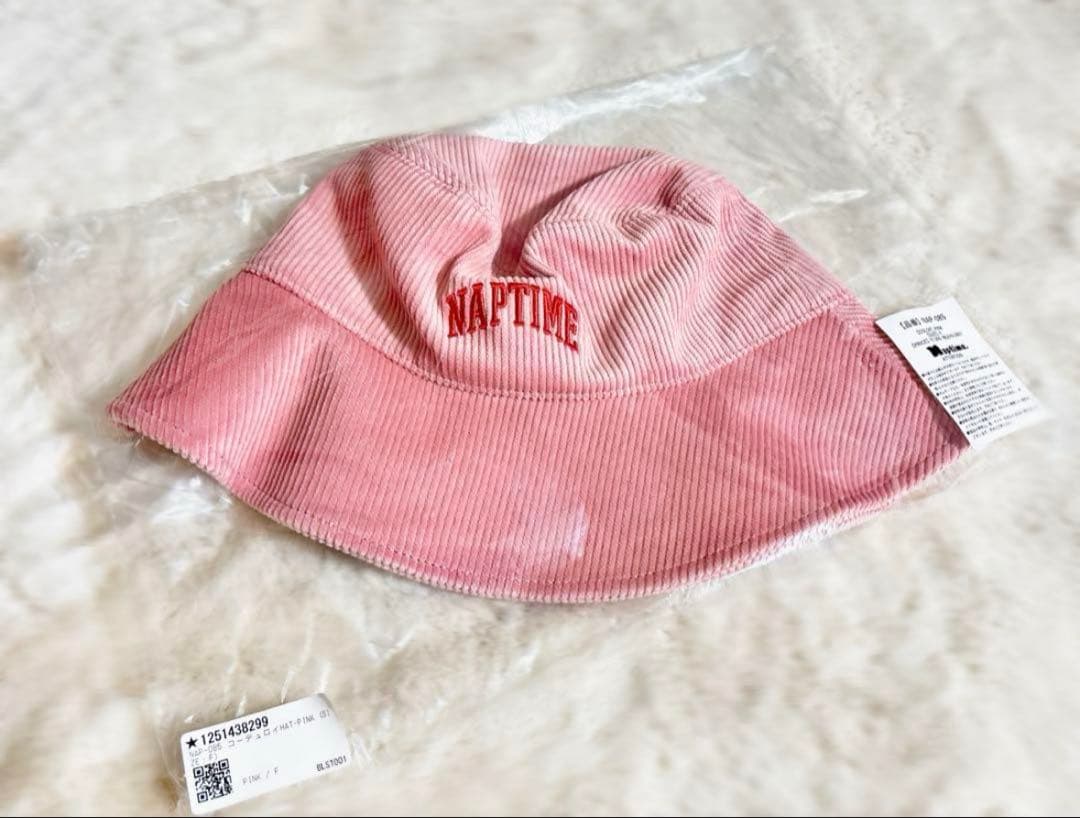 Nissy Naptime. コーデュロイハット ピンク