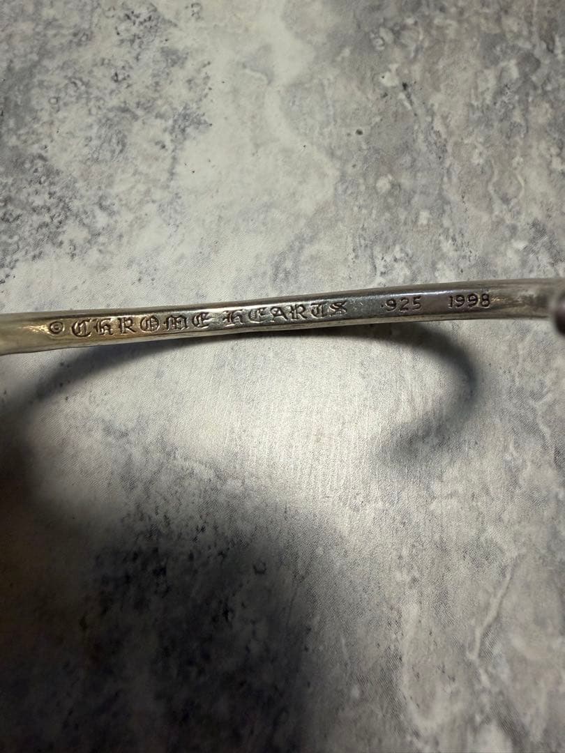 【CHROME HEARTS／クロムハーツ】バングル 925 1998年刻印