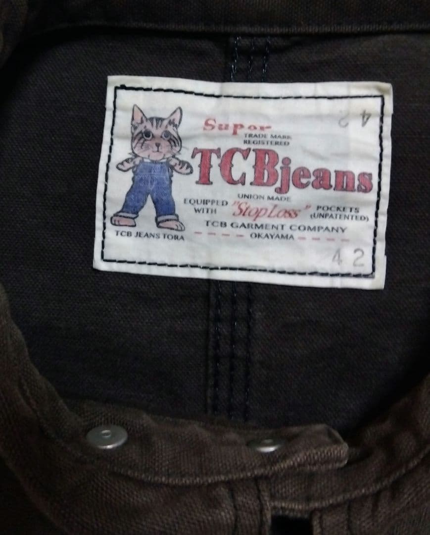 TCBjeans Tabby's カバーオール サイズ 42