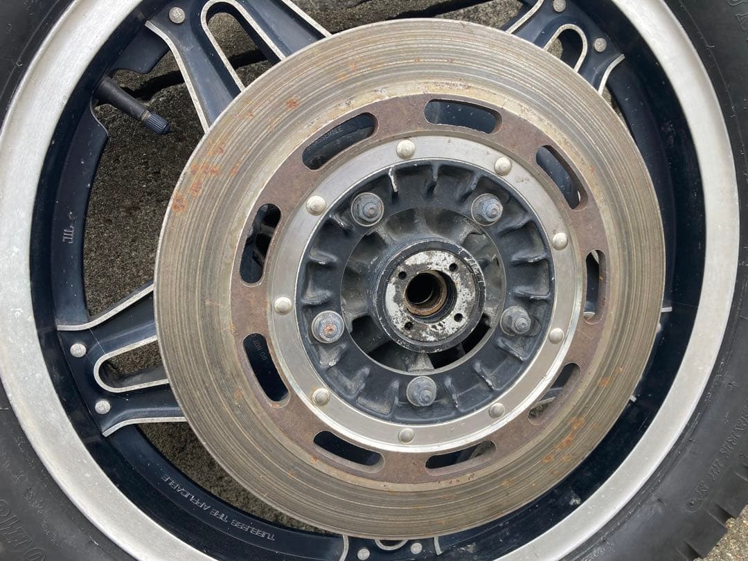 ホンダ CB750F-B 裏コムスターホイール前後セット