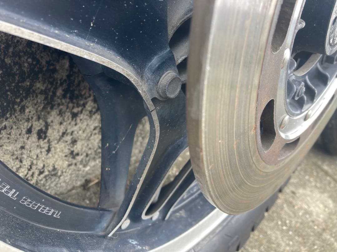 ホンダ CB750F-B 裏コムスターホイール前後セット