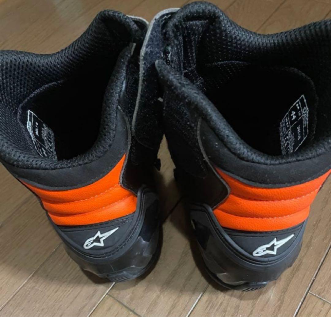 ★早い者勝ち ☆セール！KTM バイクブーツ 黒/オレンジ　JP 28.5