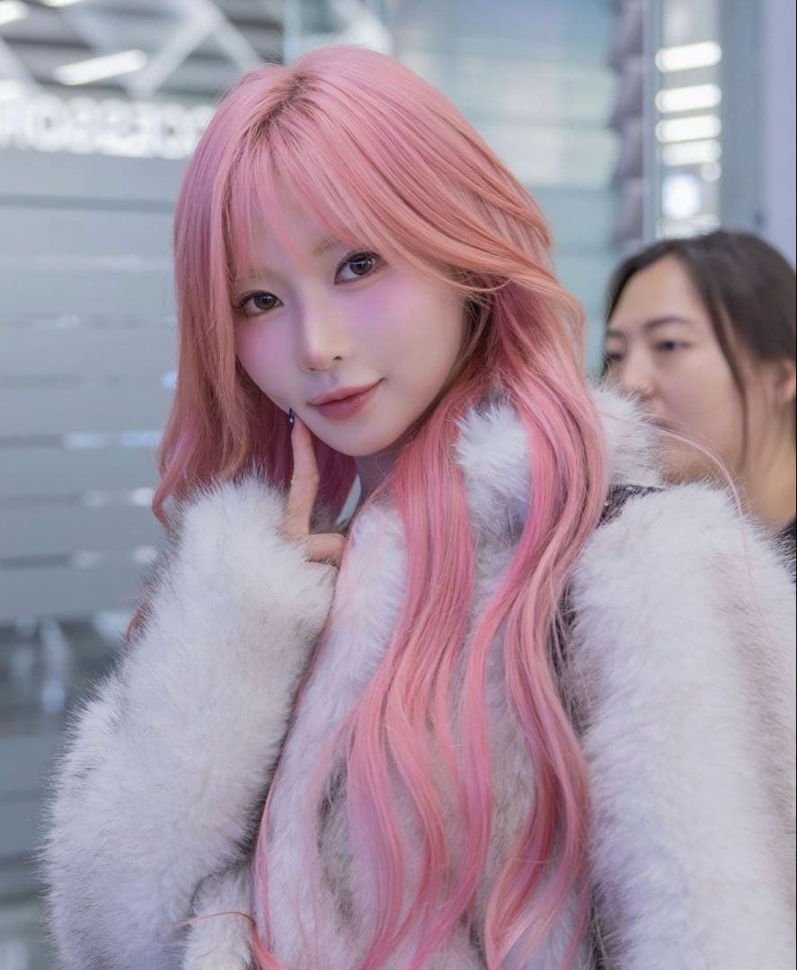 Rose Frantz Crop Mix Fur Jacket ファージャケット