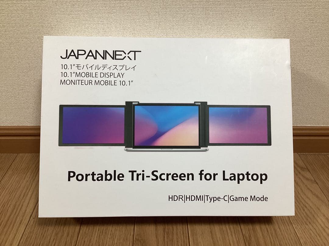マルチディスプレイモバイルモニター2画面　JAPANNEXT 10.1型