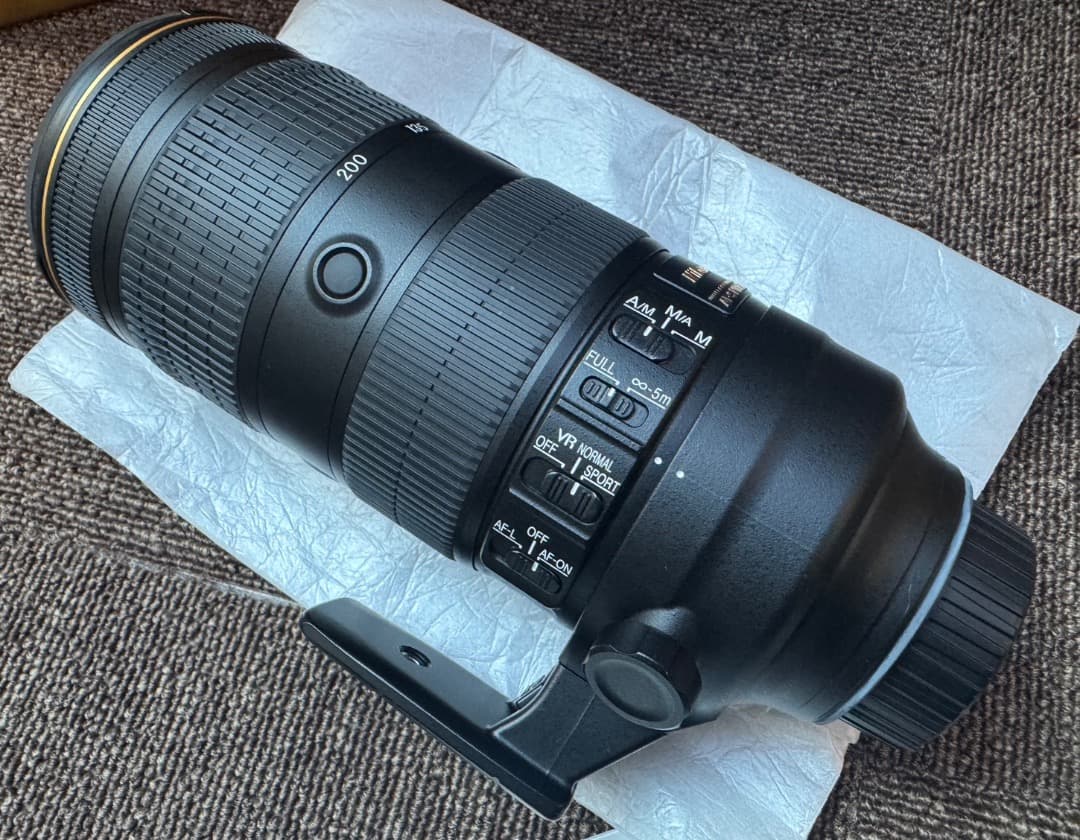 新品同様　AF-S Nikkor 70-200mm f2.8E FL ED VR