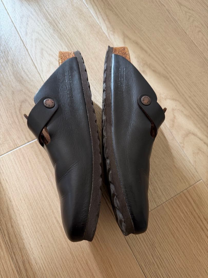 ビルケンシュトック ボストン ブラック レザー 39 25センチ