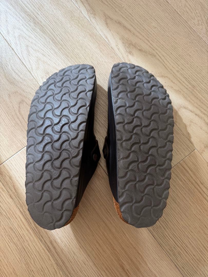 ビルケンシュトック ボストン ブラック レザー 39 25センチ