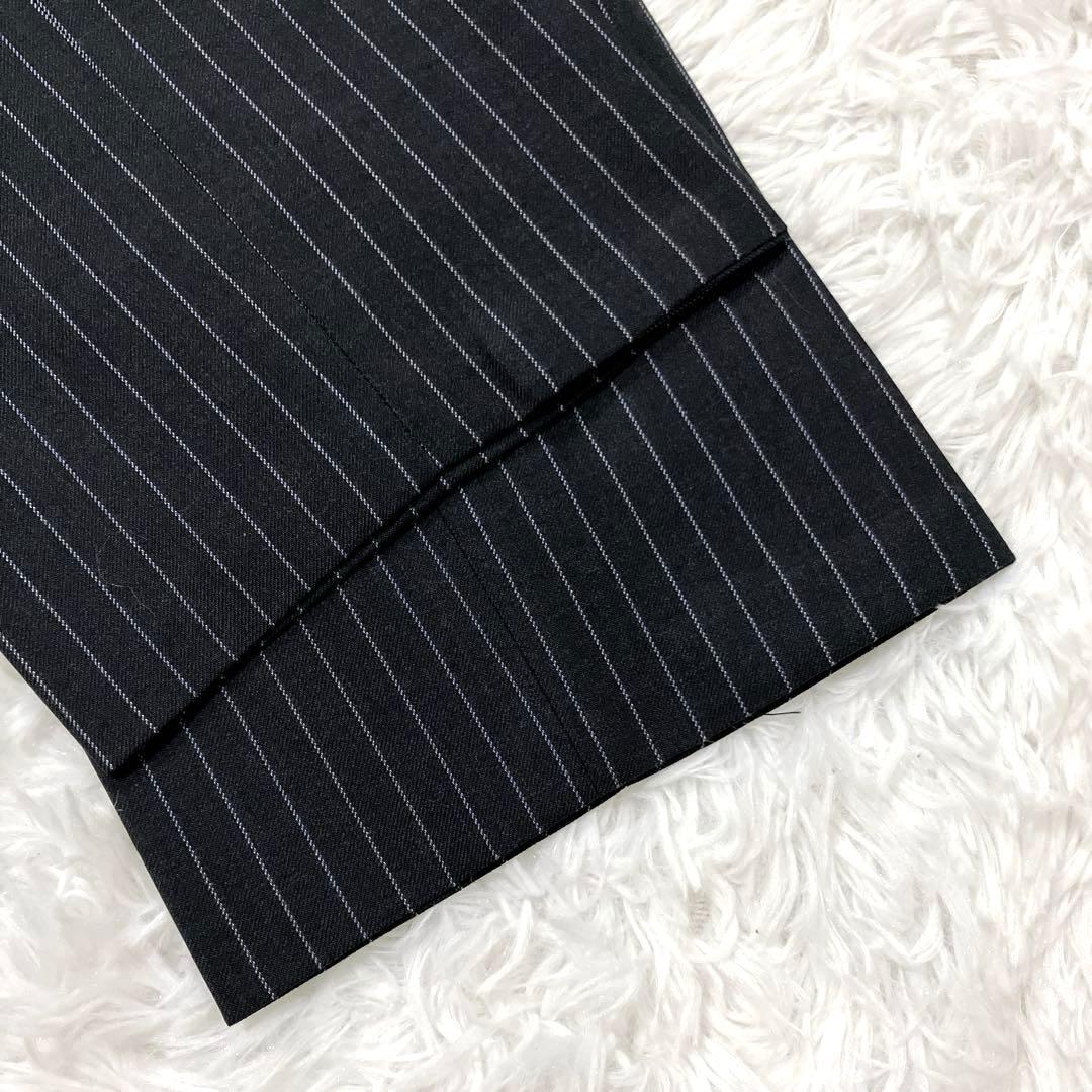 PaulSmith LONDON　スーツ　セットアップ　3ピース　ストライプ　黒