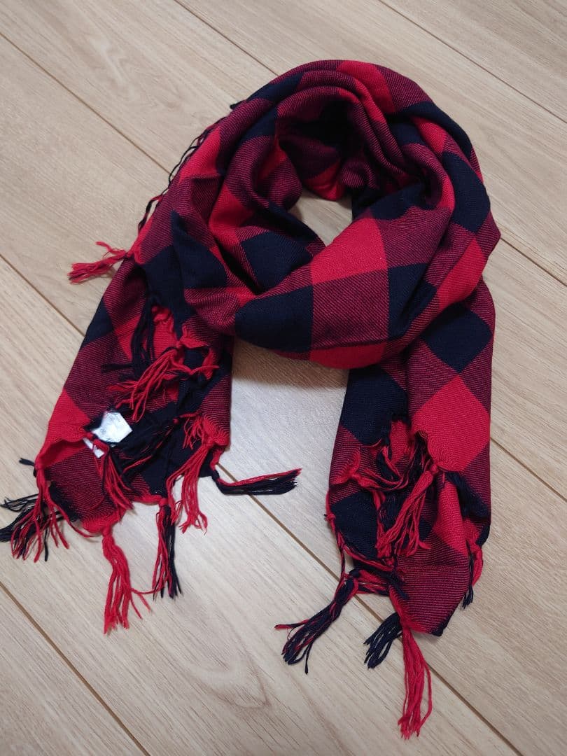 ナンバーナイン チェックストール 08AW シルク カシミア ショール