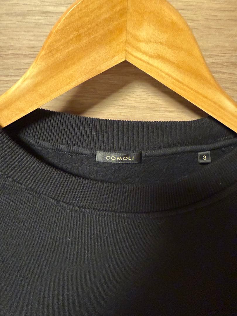 25AW COMOLI コットン裏毛 クルーネック 3