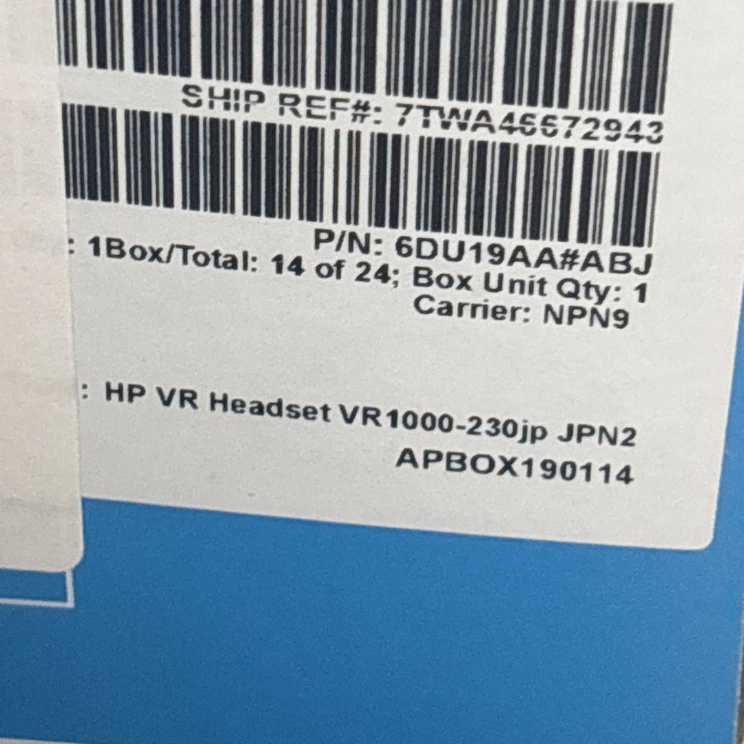 【未開封】HP VR1000-230jp