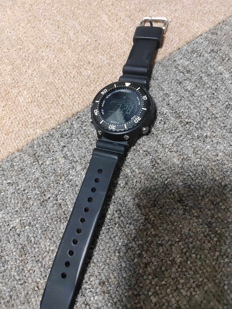 セイコー プロスペックス デジタル腕時計 ブラック LOWERCASE
