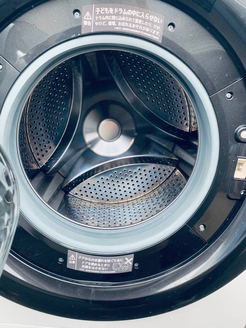 ✅SHARPドラム式電気洗濯乾燥機✅ ✅ES-S7F-WL✅送料設置無料