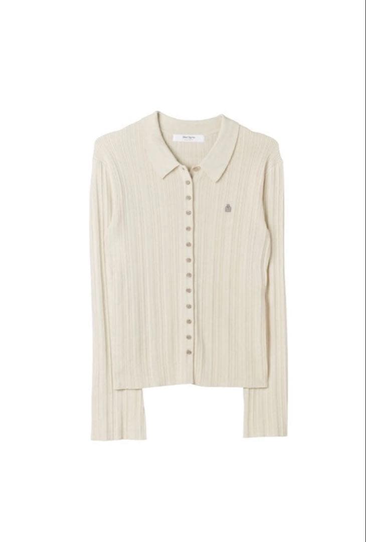 トップス herlipto Trois Rib Knit Polo Top