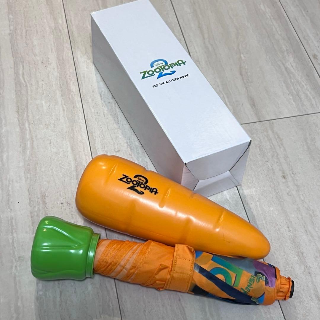 映画 ズートピア2 ニンジンケース付き 折りたたみ傘