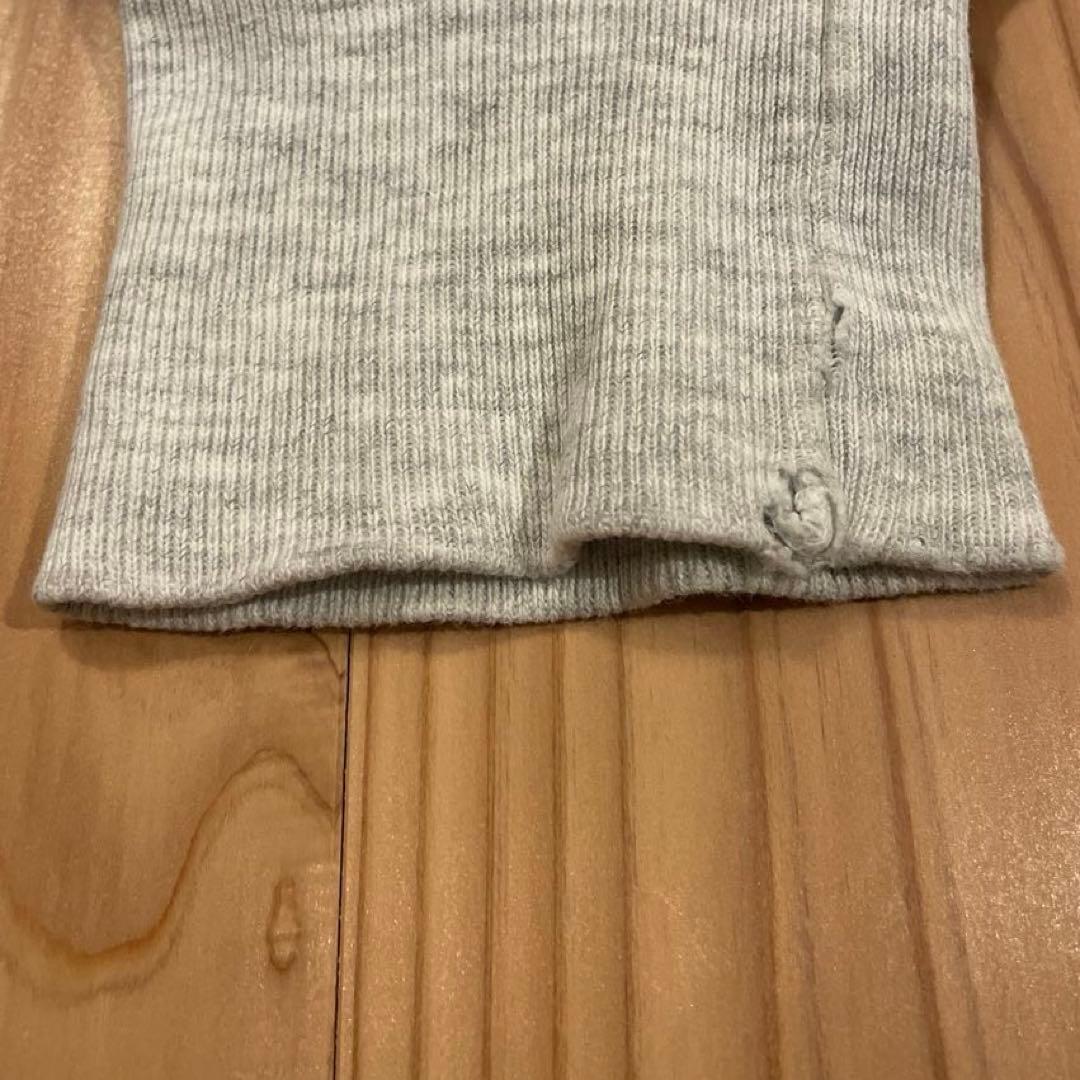 Champion　90s　リバースウィーブ　カレッジプリント グレー　美品