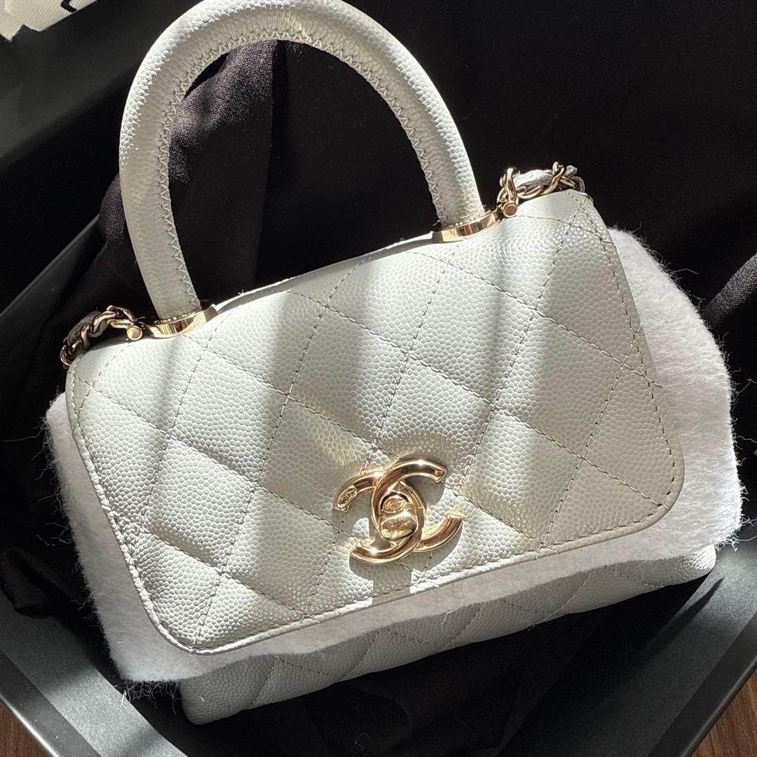 M*y様 新品未使用　CHANEL ココハンドル　14.5 グレー　限定　本日限