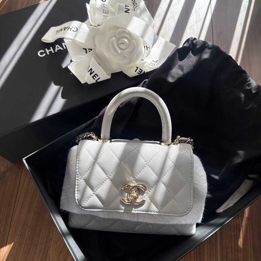 M*y様 新品未使用　CHANEL ココハンドル　14.5 グレー　限定　本日限