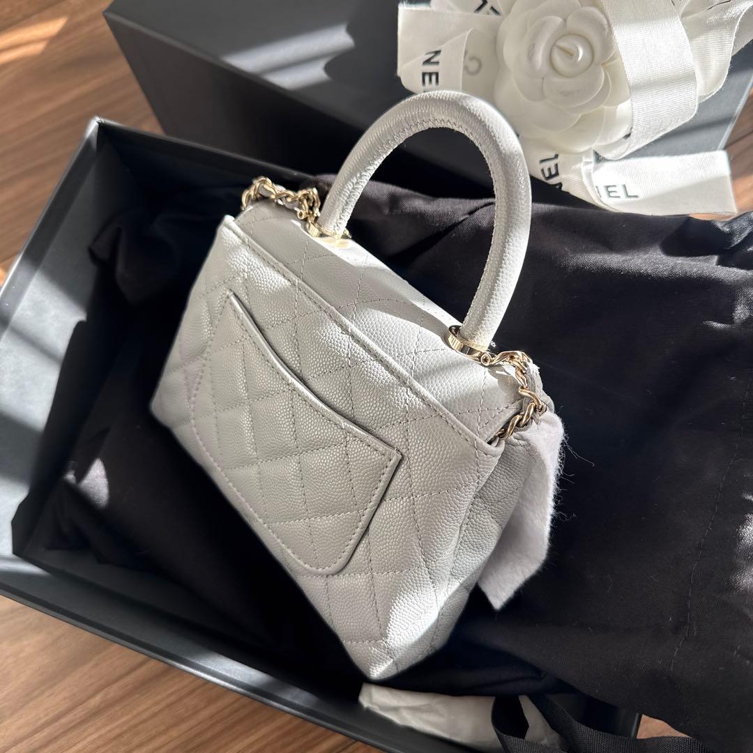 M*y様 新品未使用　CHANEL ココハンドル　14.5 グレー　限定　本日限