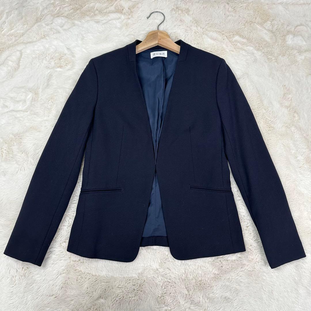 ✨美品✨PLST ウォームリザーブ ノーカラージャケットS スカートM スーツ