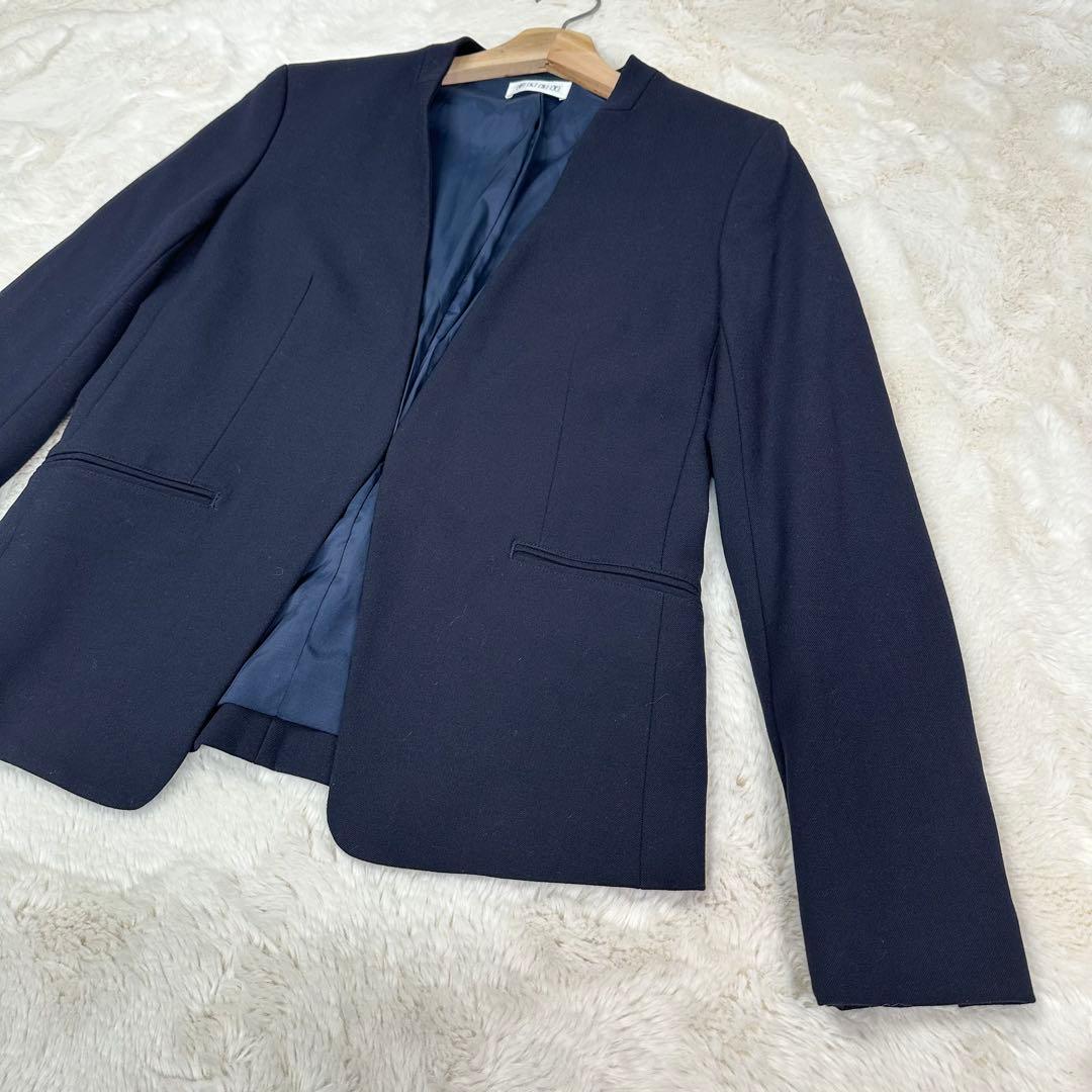 ✨美品✨PLST ウォームリザーブ ノーカラージャケットS スカートM スーツ