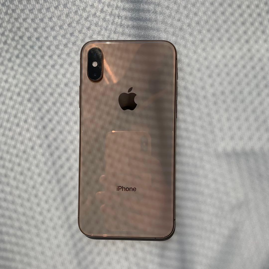 iPhone xs 256gb sim フリー ゴールド