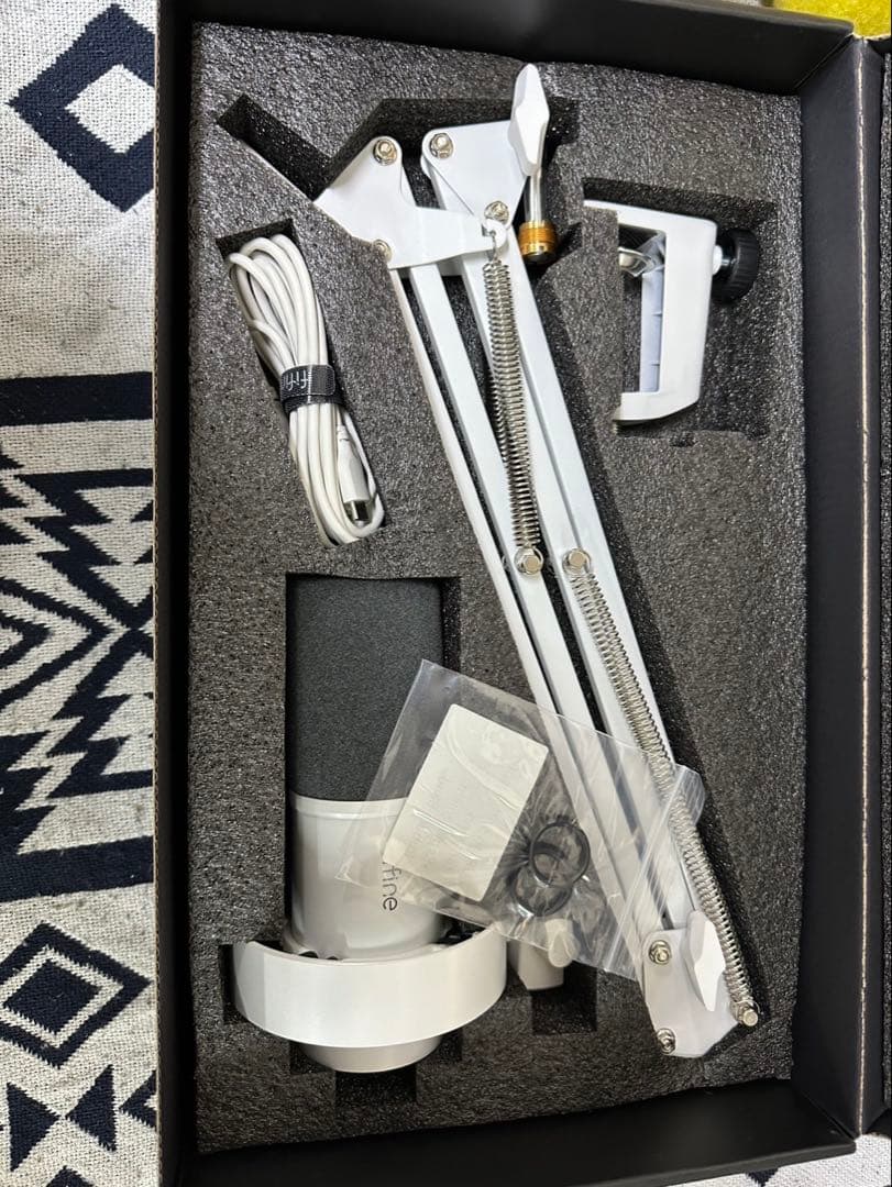 FIFINE ダイナミックマイク USB/XLR接続 マイクセット 単一指向性