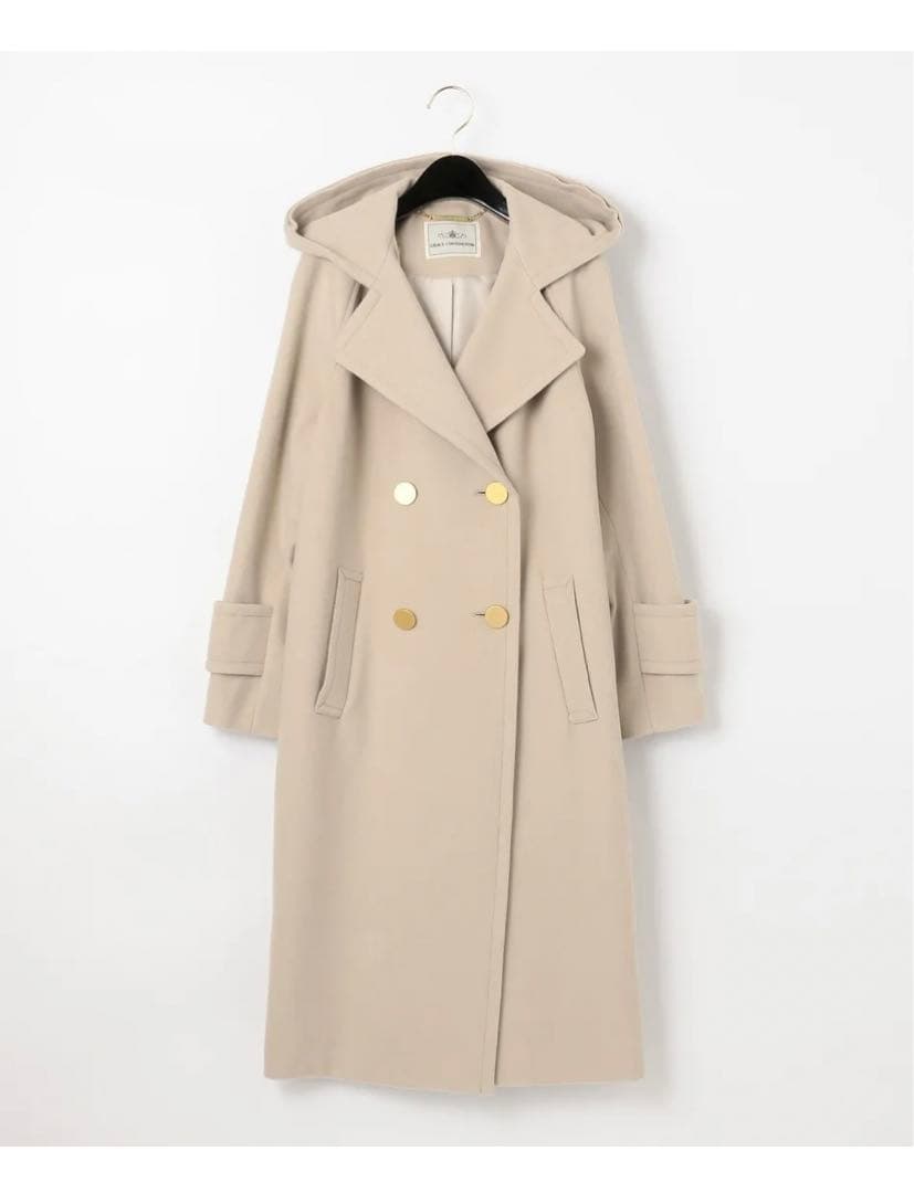 クリーニング済グレースコンチネンタル　ファー付コート