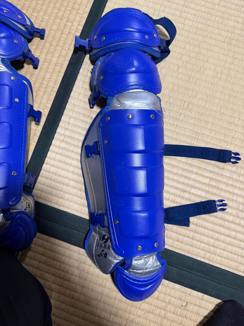 ハタケヤマ）CG-JN25AS ロイヤルブルー×シルバー　少年軟式用