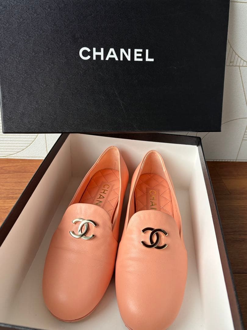 CHANEL ローファー サイズ36 ピンクとベージュ　2足セット