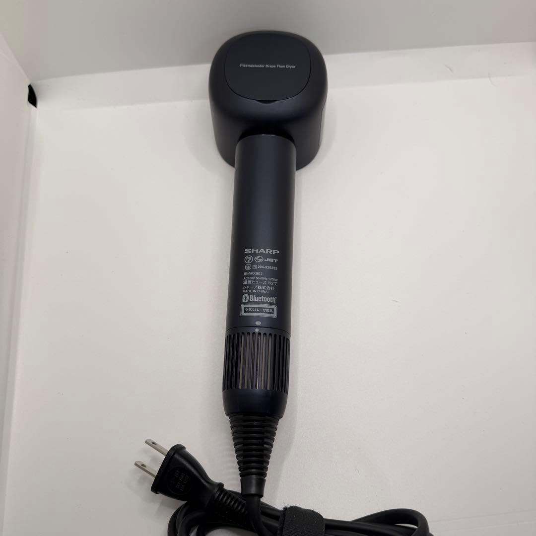 【美品】SHARP ドライヤー IB-WX902 ブラック 2024年製