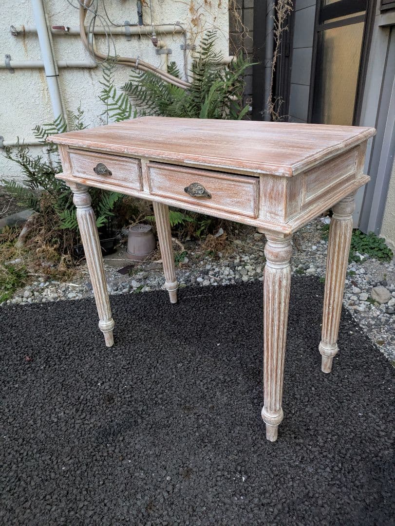 フレンチシャビーシック クラシック ろくろ脚テーブル アンティークスタイル
