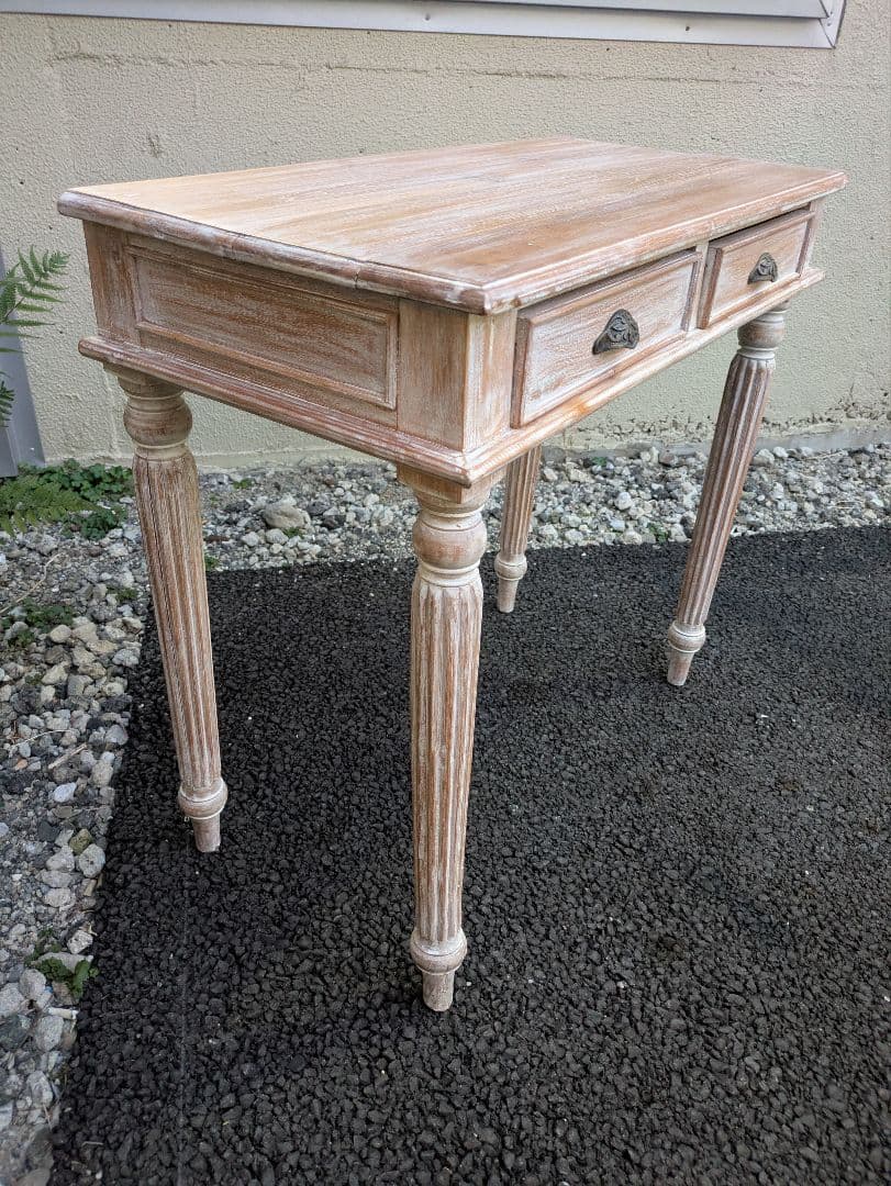 フレンチシャビーシック クラシック ろくろ脚テーブル アンティークスタイル