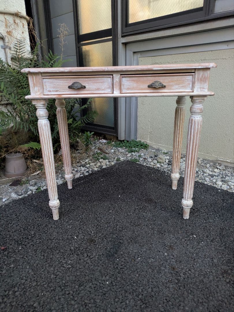 フレンチシャビーシック クラシック ろくろ脚テーブル アンティークスタイル