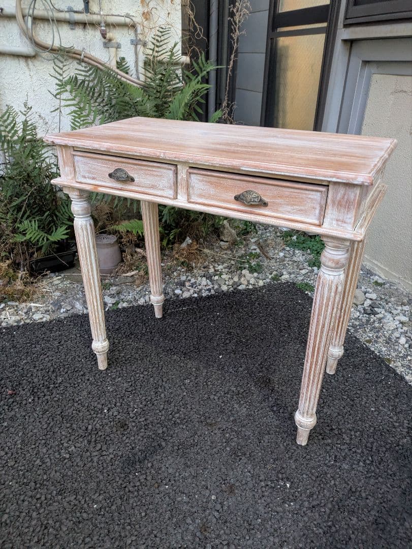 フレンチシャビーシック クラシック ろくろ脚テーブル アンティークスタイル