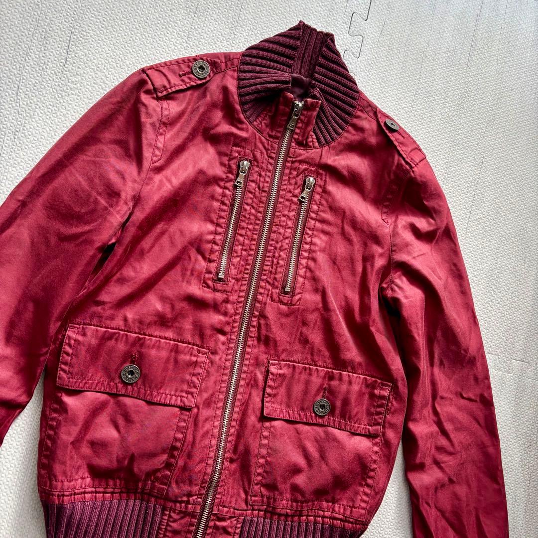 HYSTERIC GLAMOUR スカジャン 刺繍 ジャケット ボルドー