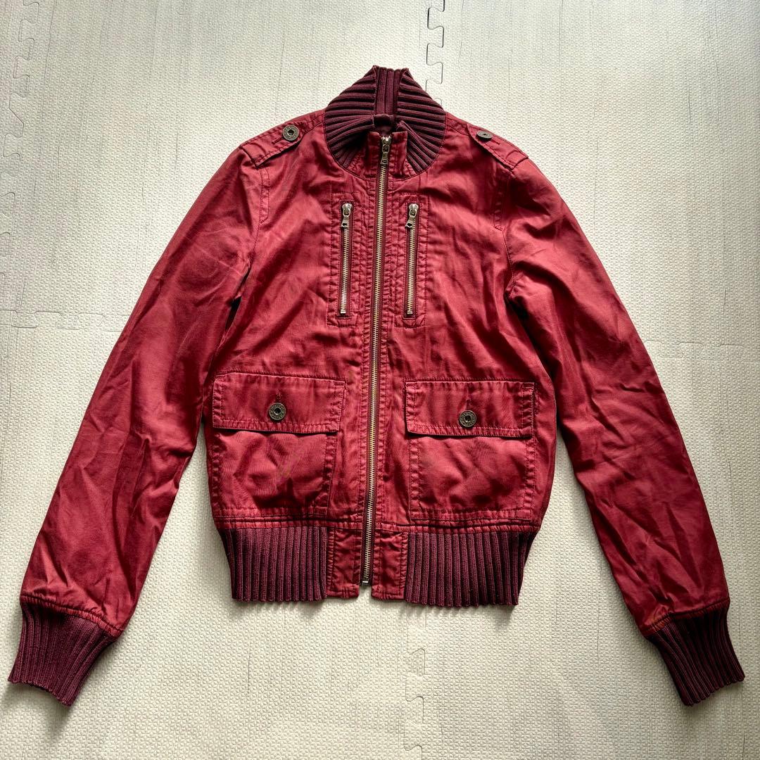HYSTERIC GLAMOUR スカジャン 刺繍 ジャケット ボルドー
