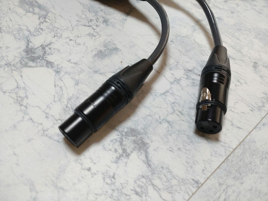 【最新作】420段式カタパルト搭載　XLR中継ケーブル ペア　約42cm