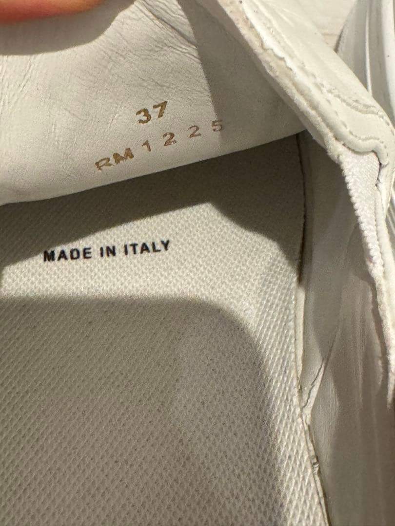 CELINE セリーヌ　ブロックウェッジミュール　ホワイト37 超美品