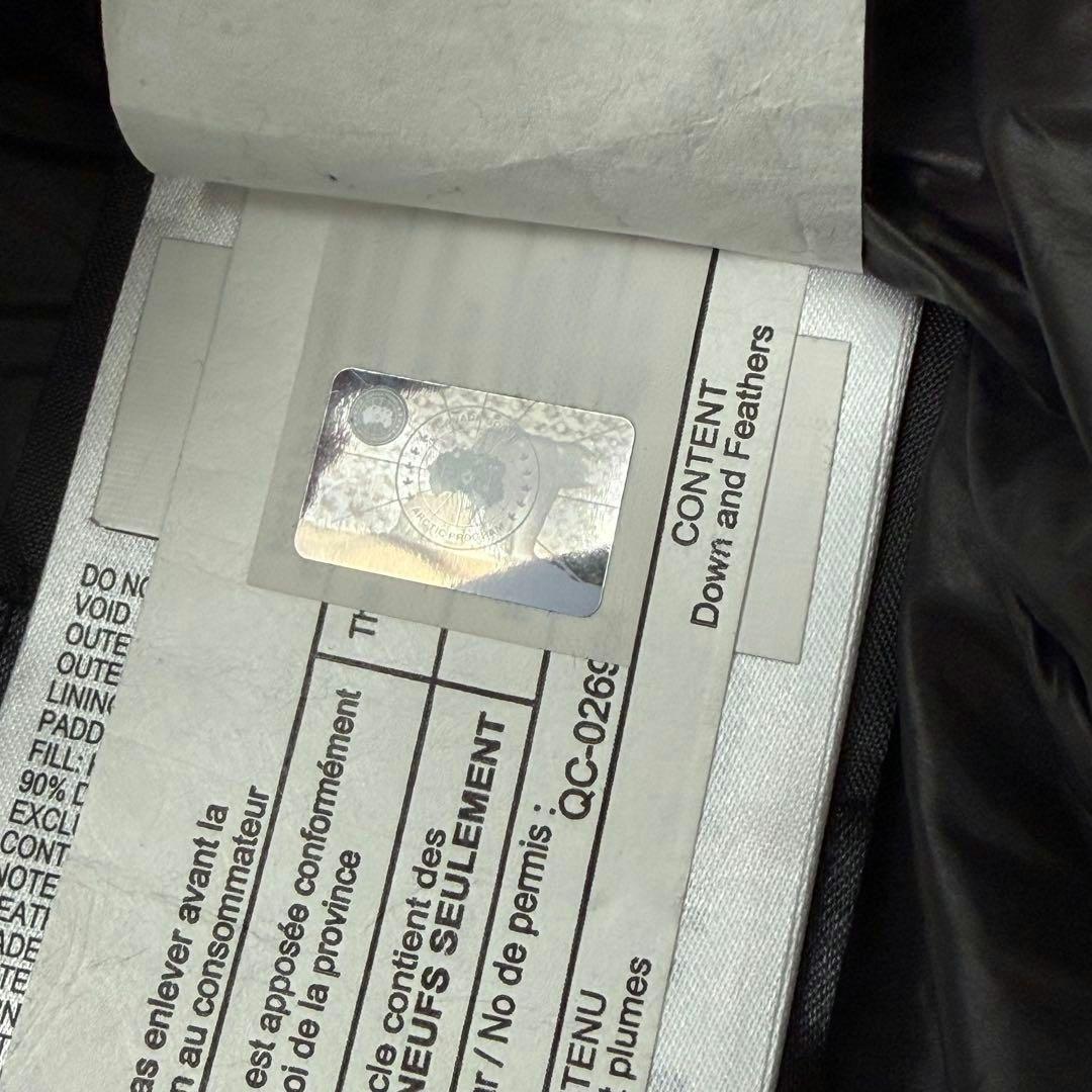【美品】カナダグース　アームストロング　ダウン　黒　Lサイズ