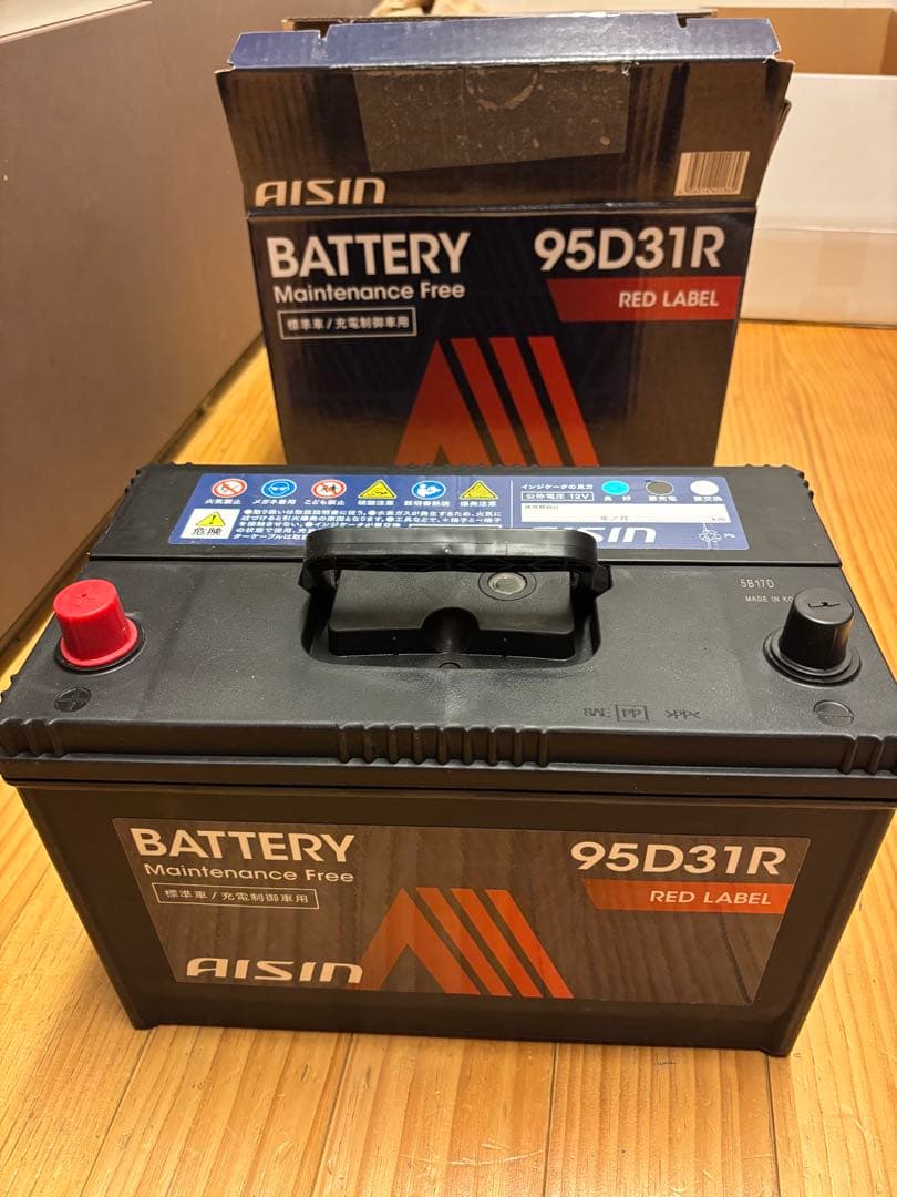 AISIN バッテリー 95D31R メンテナンスフリー