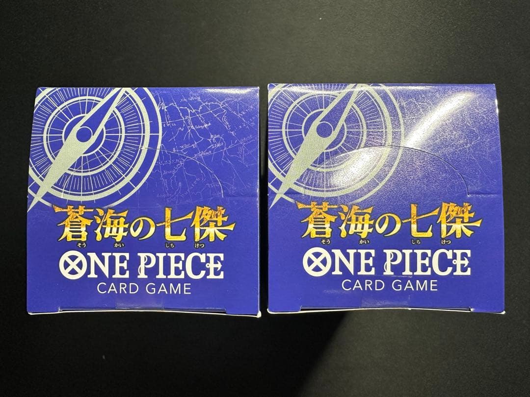 ワンピースカード　ワンピカ　蒼海の七傑　新品未開封　テープ付　2BOX