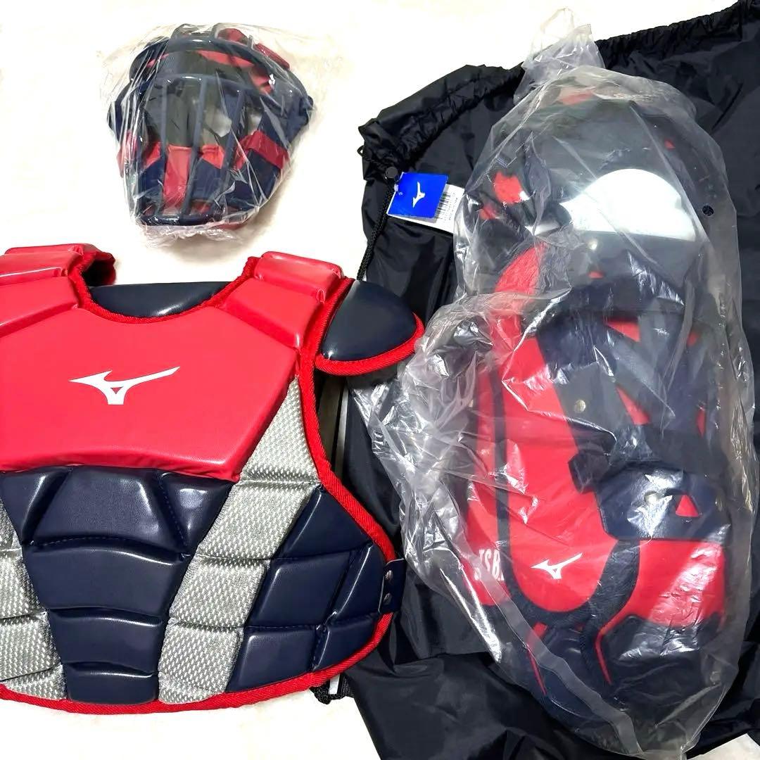 週末限定33000円！ミズノ　キャッチャー防具セット　少年軟式用　新品未使用